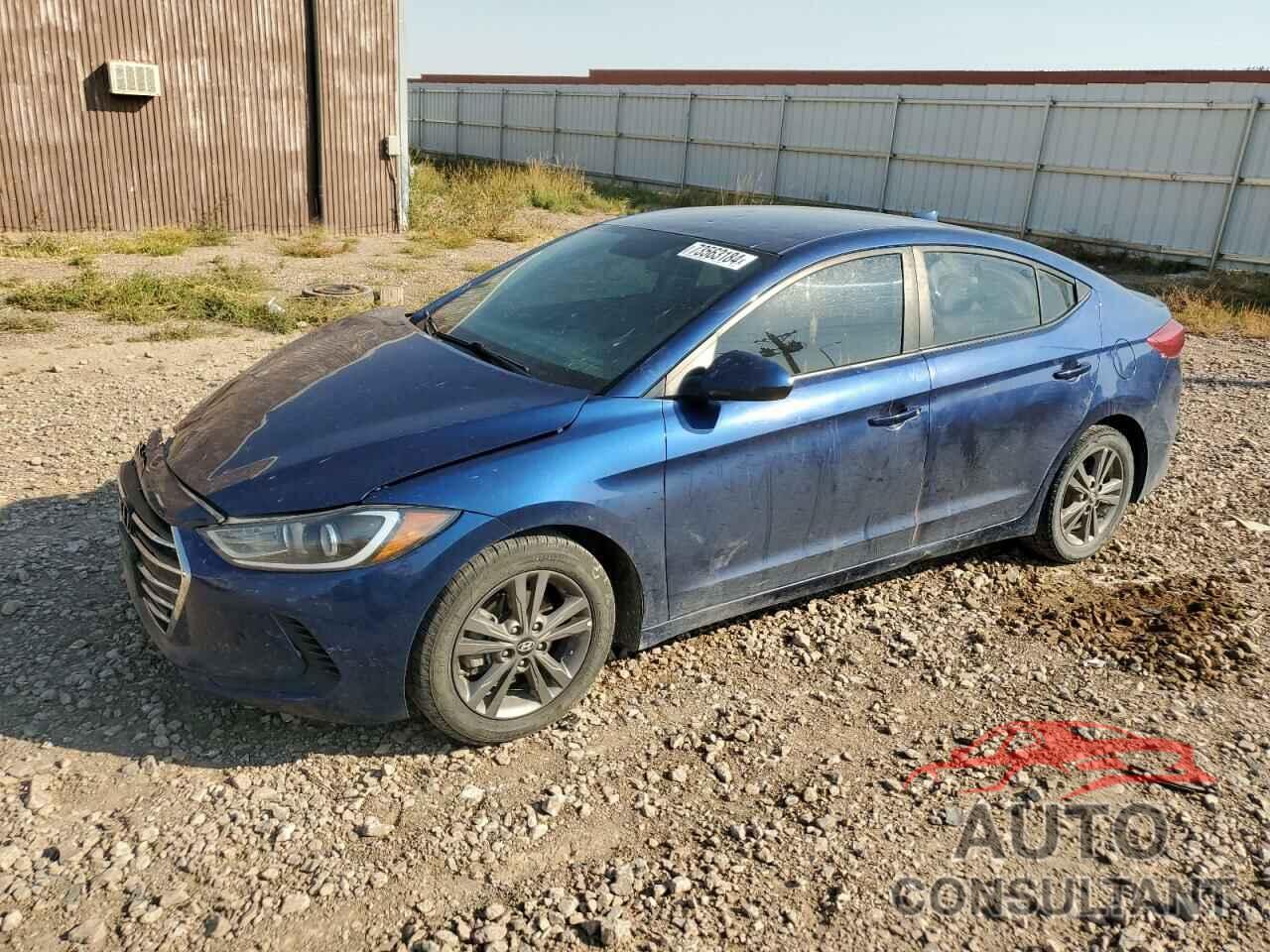 HYUNDAI ELANTRA 2018 - 5NPD84LF7JH258473