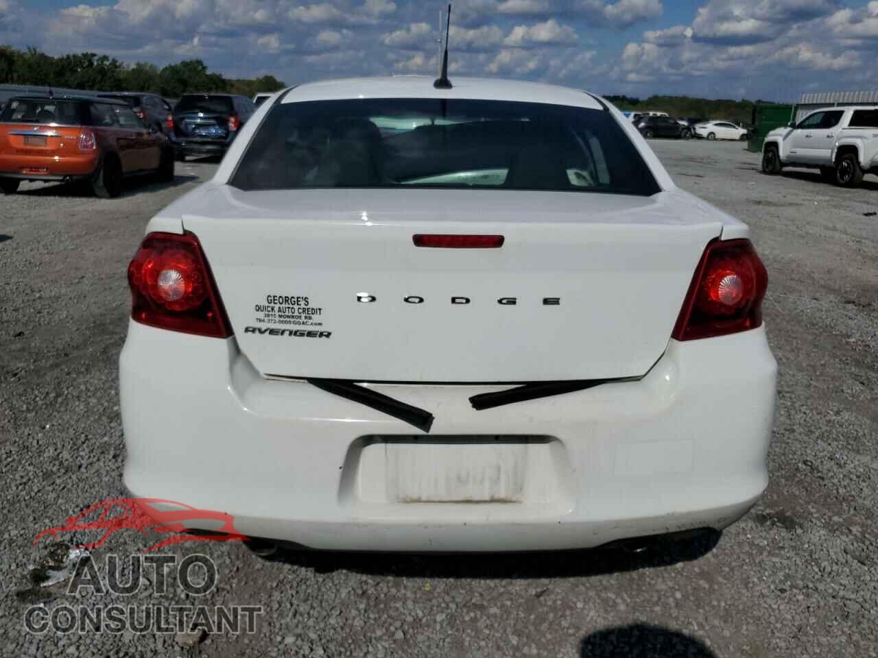 DODGE AVENGER 2013 - 1C3CDZAG5DN749844