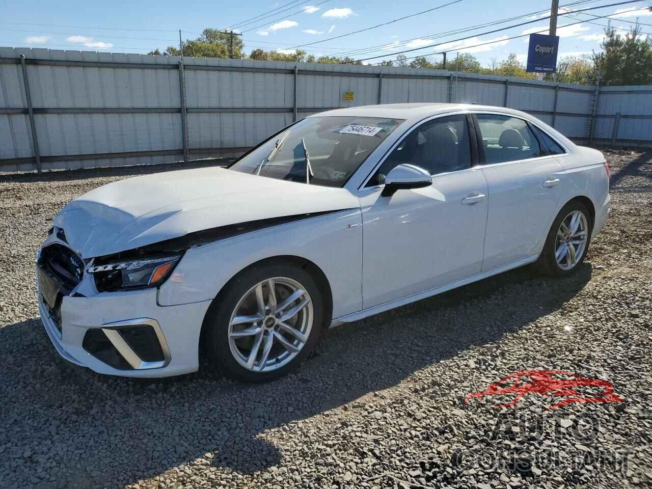 AUDI A4 2022 - WAUEAAF45NN014714