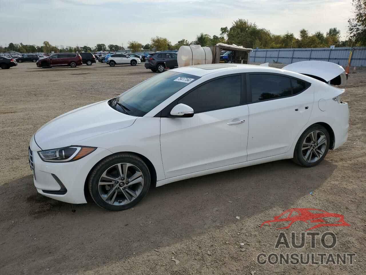 HYUNDAI ELANTRA 2017 - KMHD84LF4HU380350