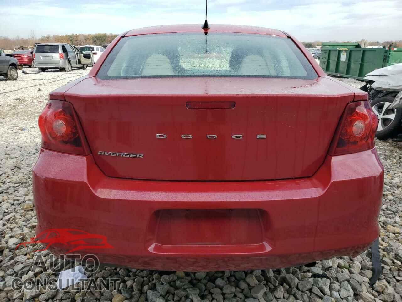 DODGE AVENGER 2012 - 1C3CDZCB7CN156065