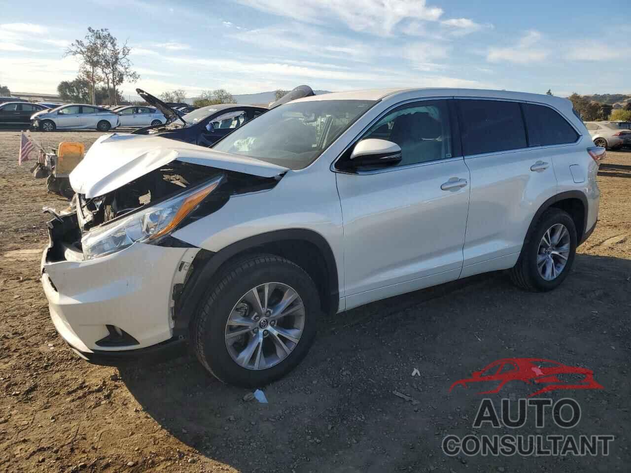 TOYOTA HIGHLANDER 2016 - 5TDZKRFH6GS126308