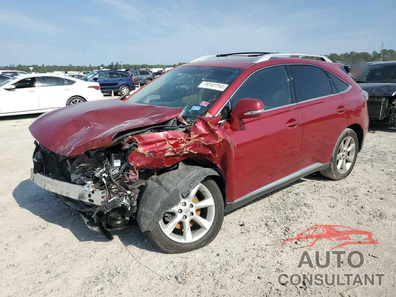 LEXUS RX350 2012 - 2T2ZK1BA1CC075180