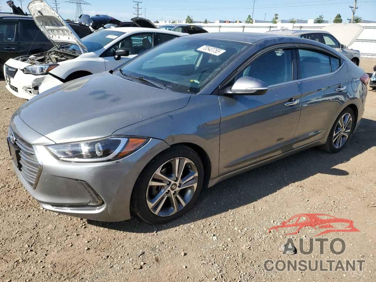 HYUNDAI ELANTRA 2017 - KMHD84LF5HU229159