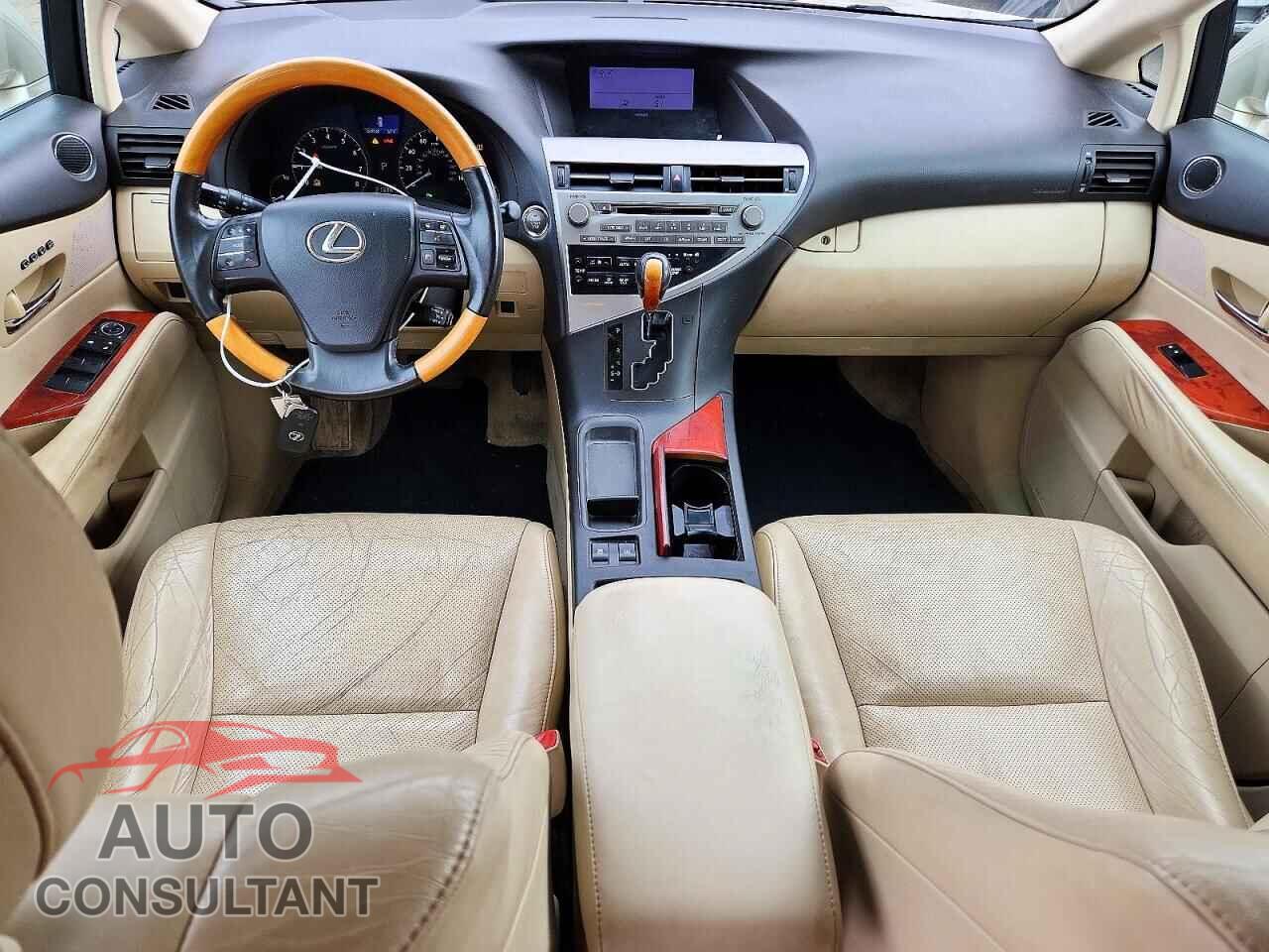 LEXUS RX350 2012 - 2T2BK1BA5CC153509
