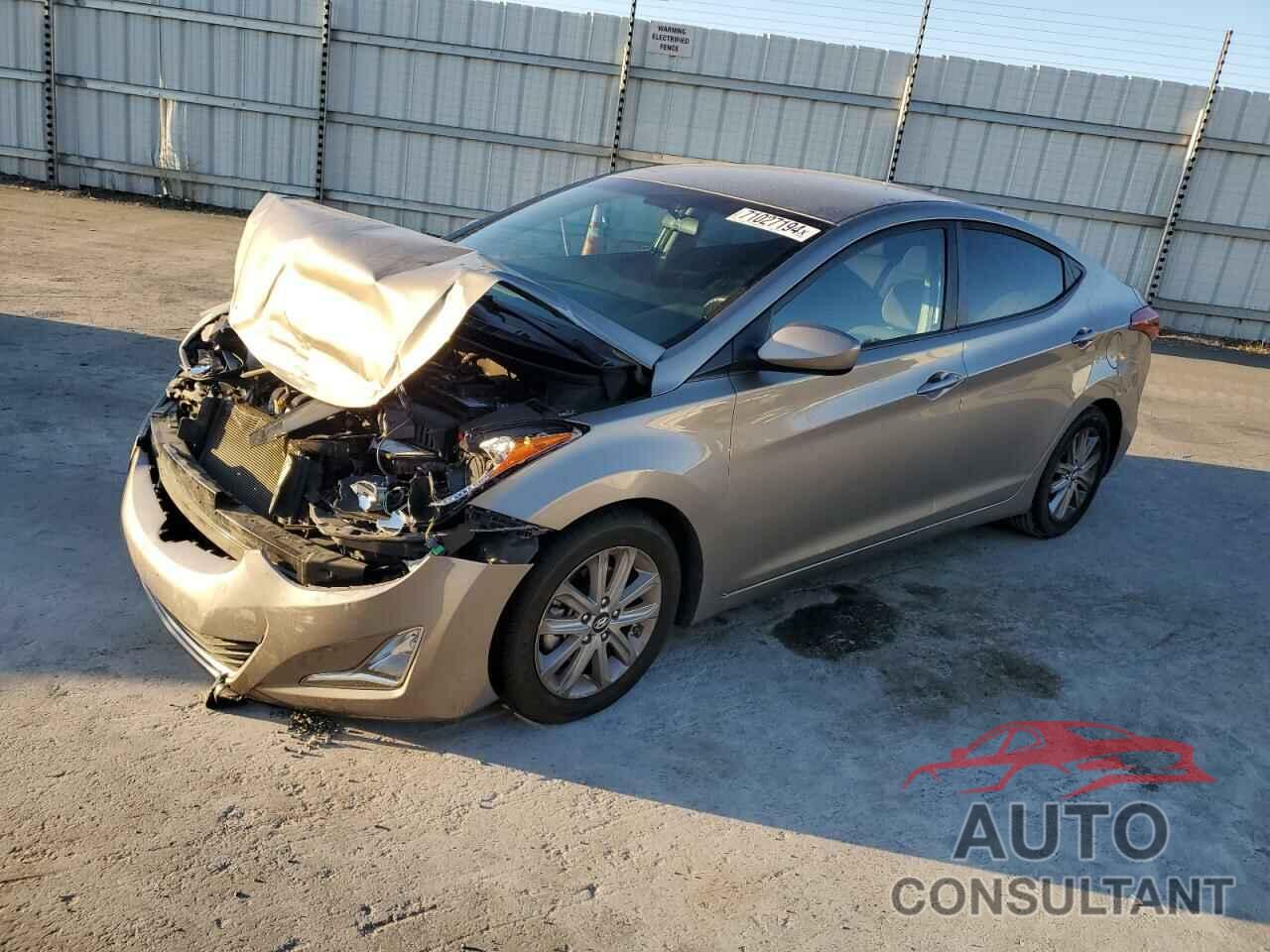 HYUNDAI ELANTRA 2016 - 5NPDH4AE1GH753058