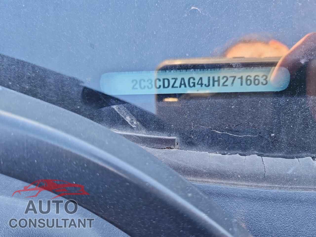 DODGE CHALLENGER 2018 - 2C3CDZAG4JH271663