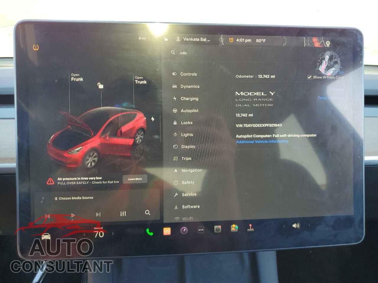 TESLA MODEL Y 2023 - 7SAYGDEEXPF921943