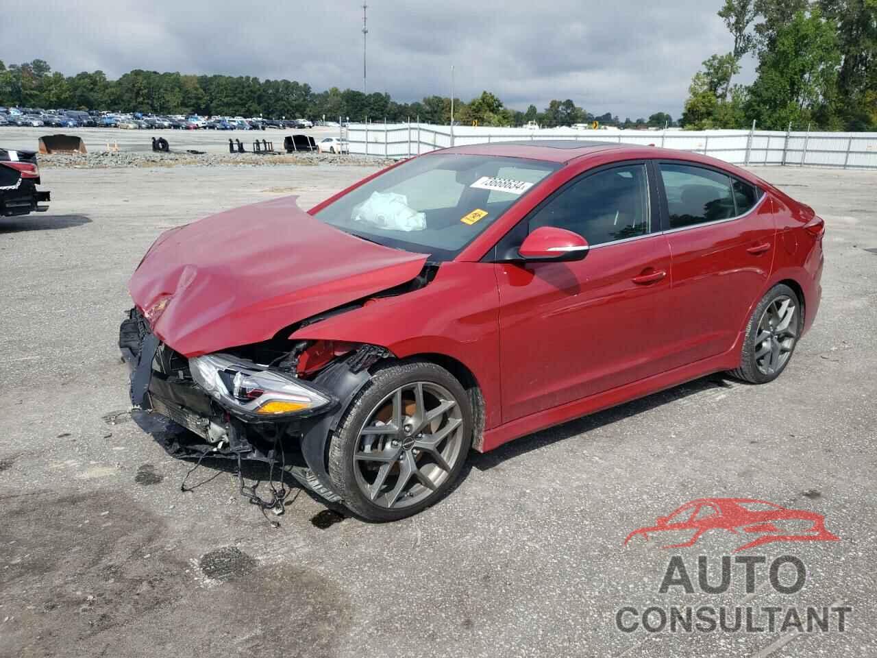 HYUNDAI ELANTRA 2018 - KMHD04LB4JU587539