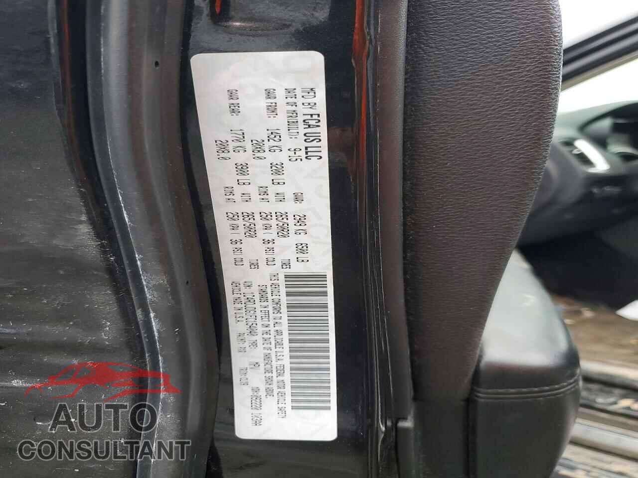 DODGE DURANGO 2015 - 1C4RDJDG1FC154040