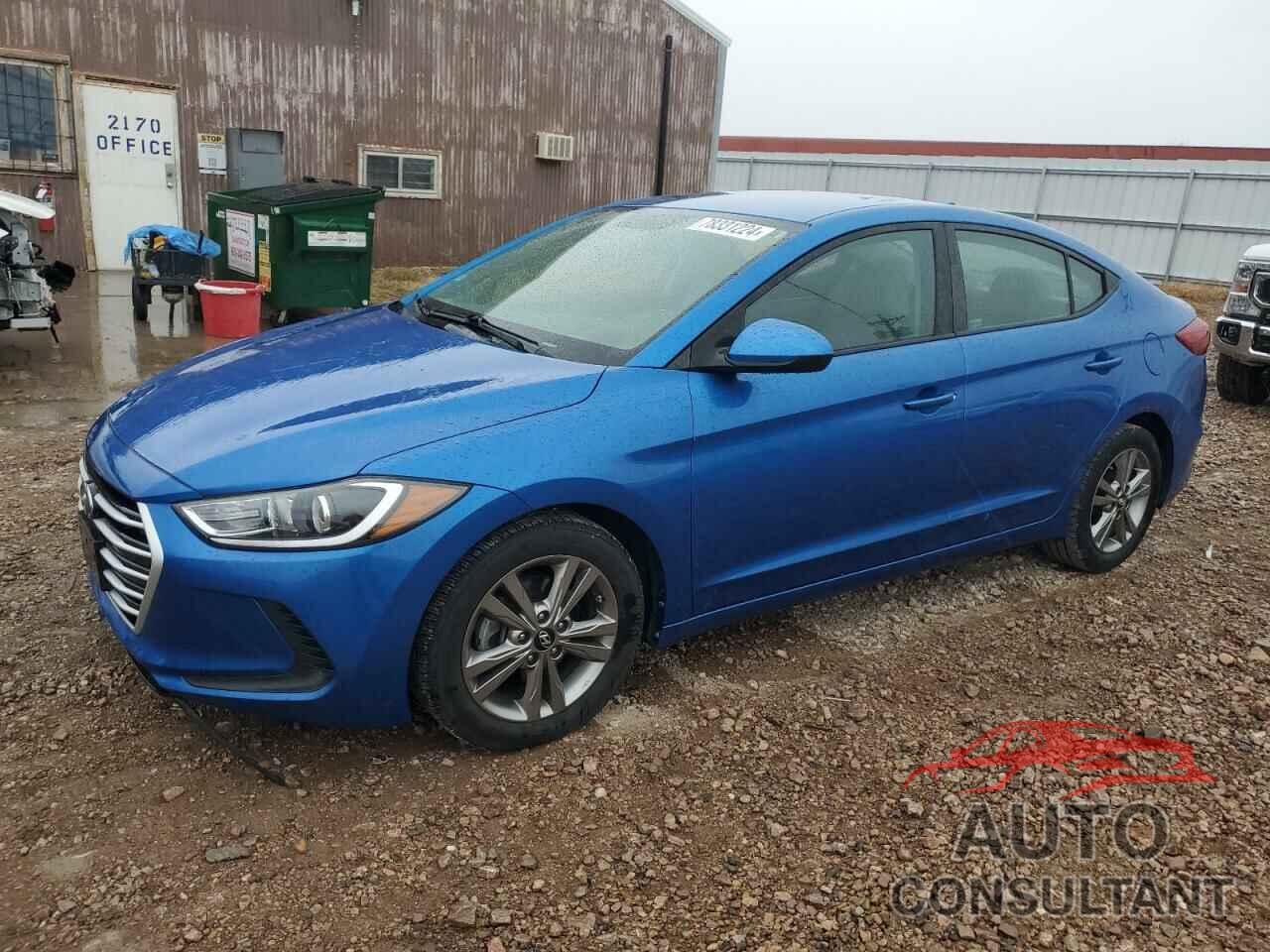 HYUNDAI ELANTRA 2017 - KMHD84LF8HU429016