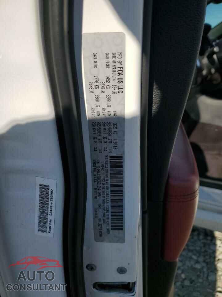 DODGE DURANGO 2017 - 1C4SDJCT9HC691614