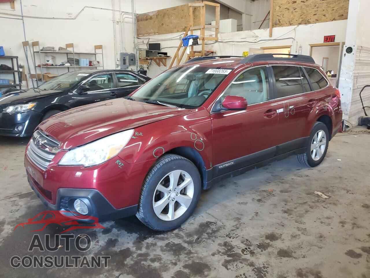 SUBARU OUTBACK 2014 - 4S4BRBCC4E3268292