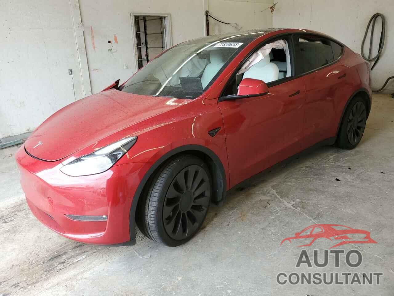 TESLA MODEL Y 2021 - 5YJYGDEF0MF209605