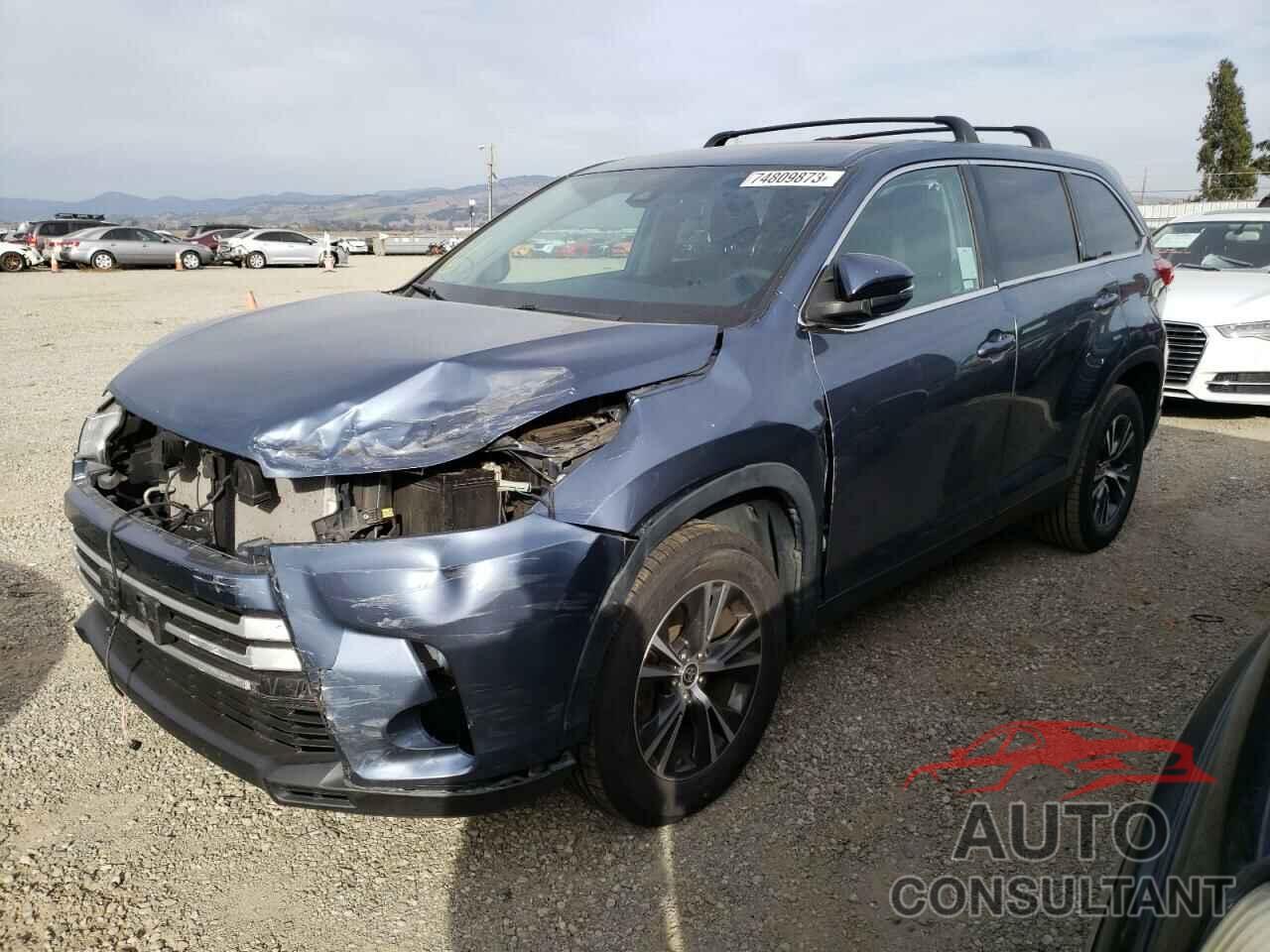 TOYOTA HIGHLANDER 2019 - 5TDZZRFH5KS366650