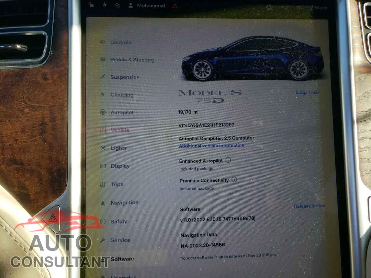 TESLA MODEL S 2017 - 5YJSA1E21HF213252