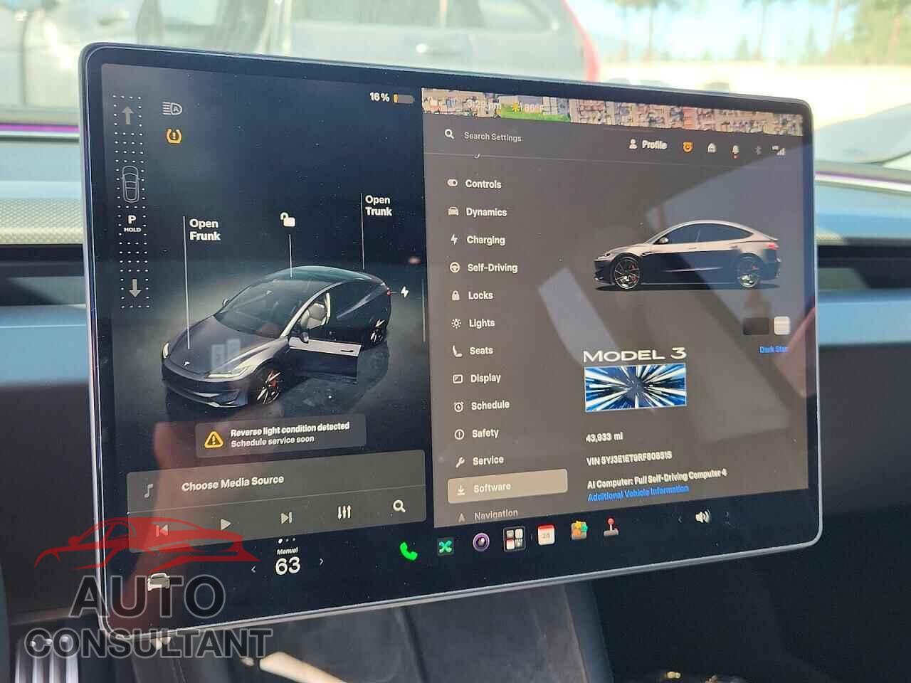 TESLA MODEL 3 2024 - 5YJ3E1ET9RF808515