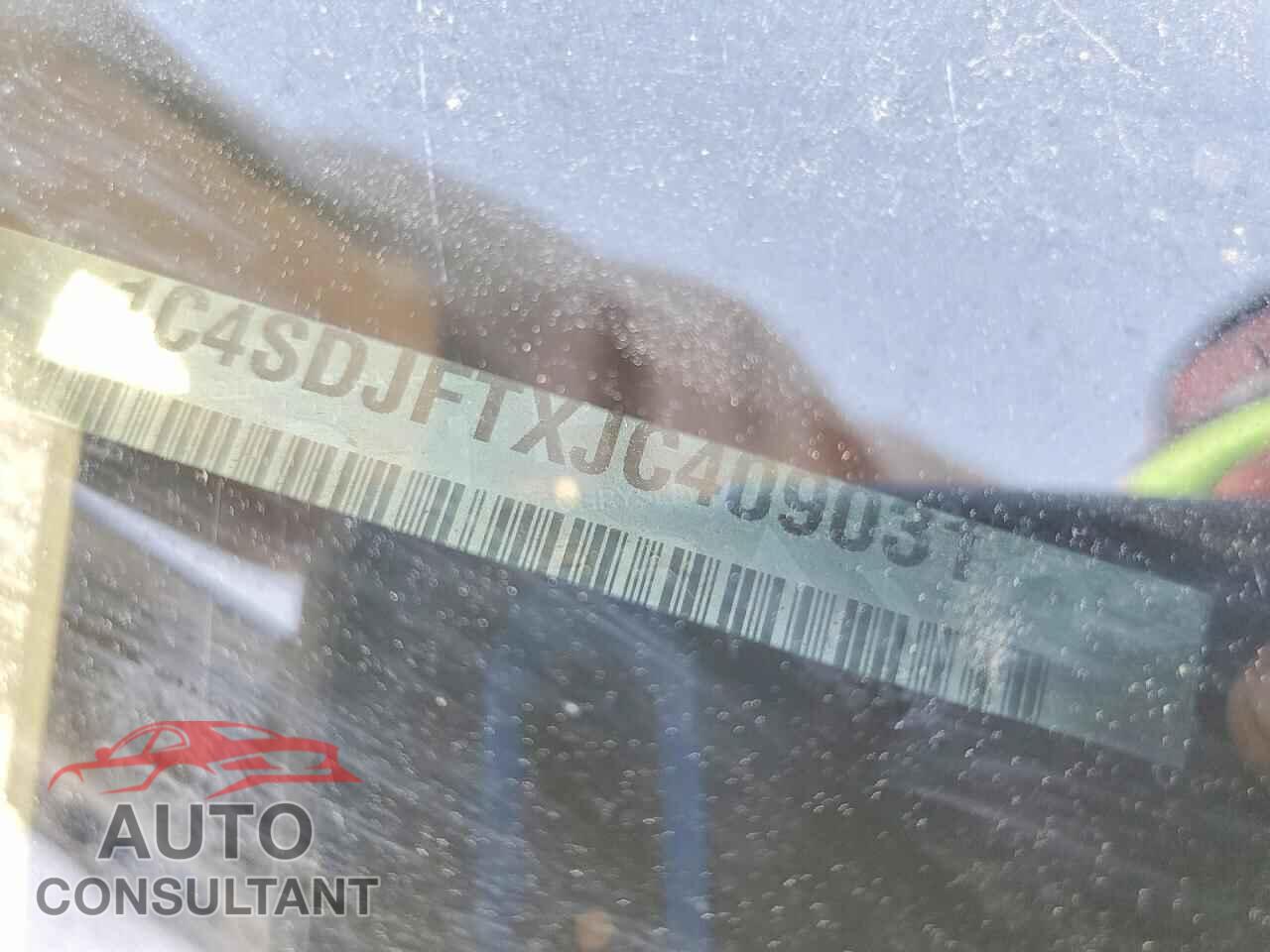 DODGE DURANGO 2018 - 1C4SDJFTXJC409031