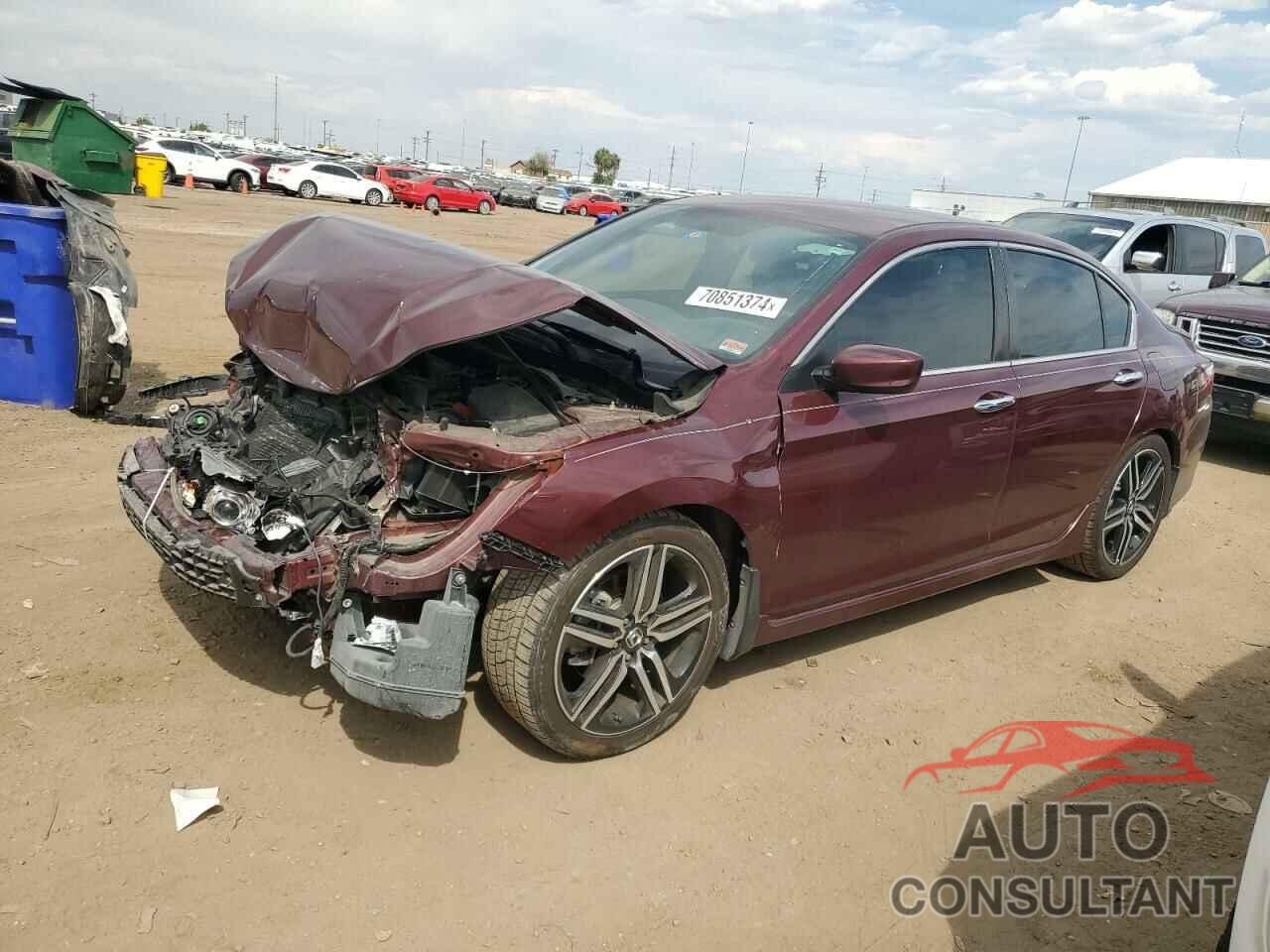 HONDA ACCORD 2017 - 1HGCR2F55HA127299