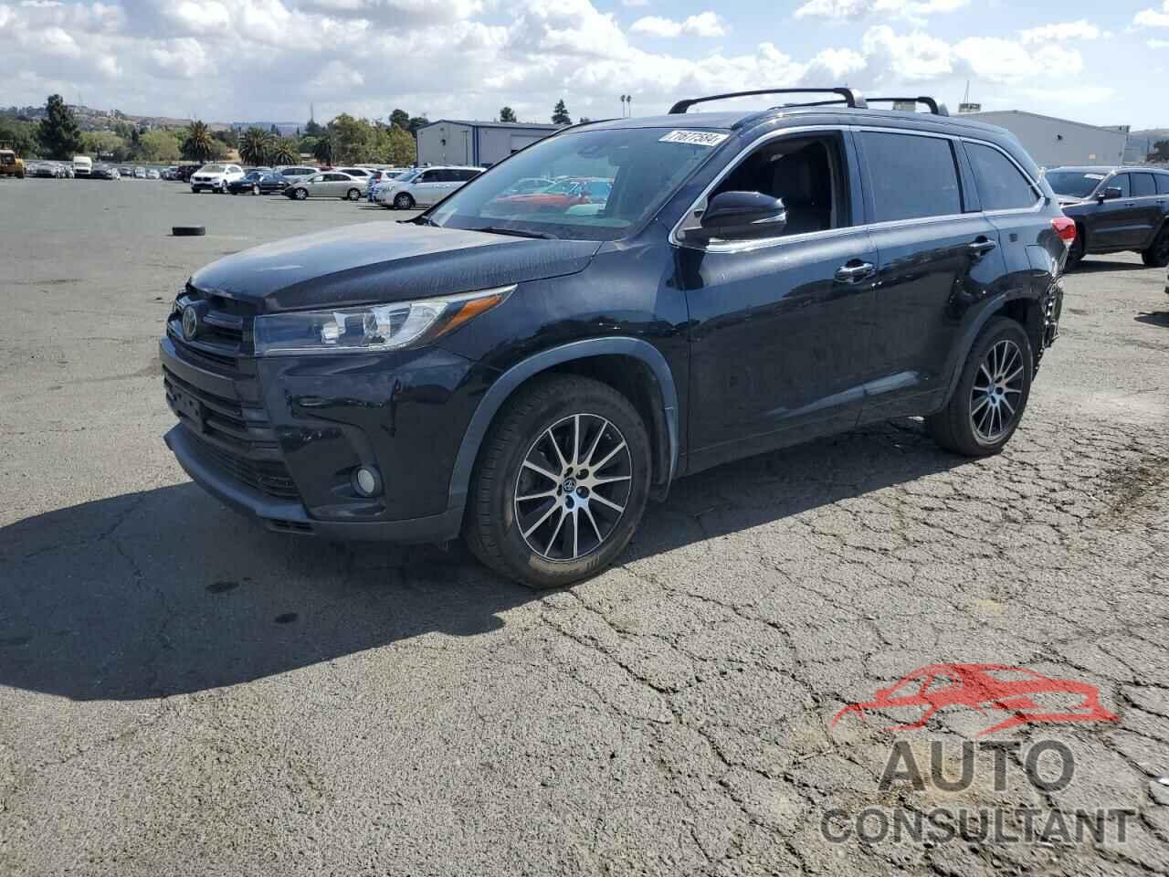 TOYOTA HIGHLANDER 2017 - 5TDJZRFH5HS516309