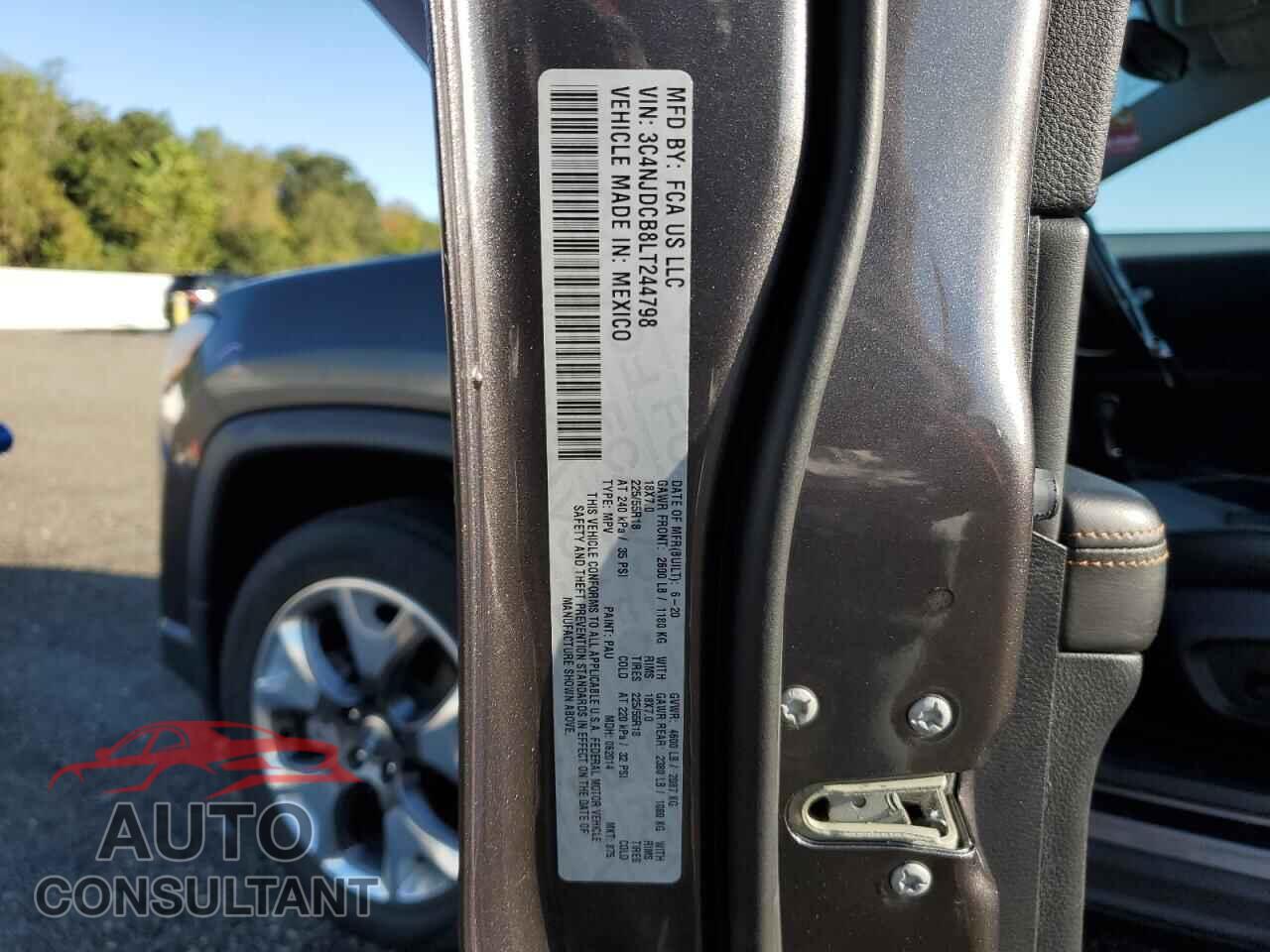 JEEP COMPASS 2020 - 3C4NJDCB8LT244798
