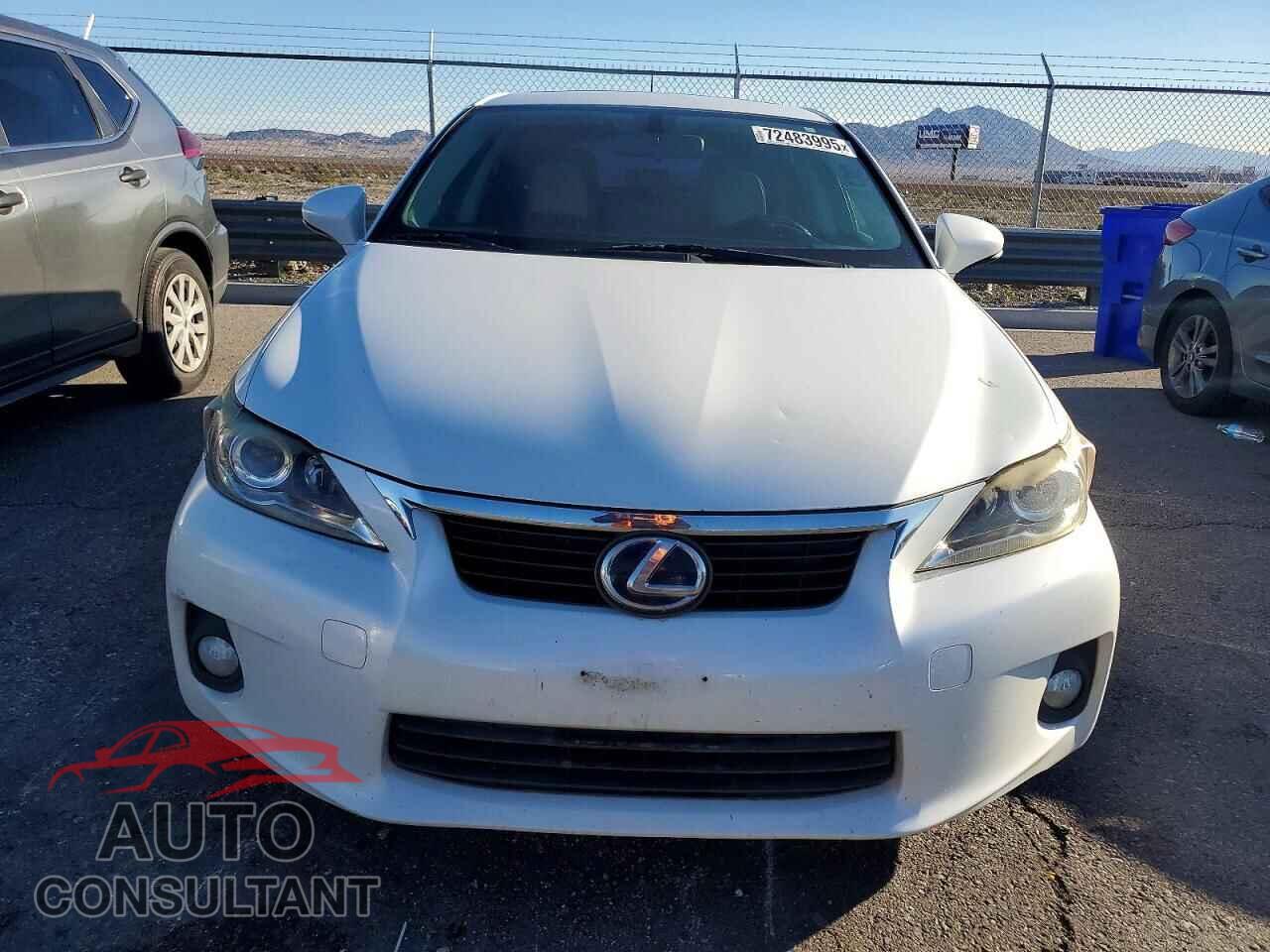 LEXUS CT 200 2013 - JTHKD5BH2D2169118