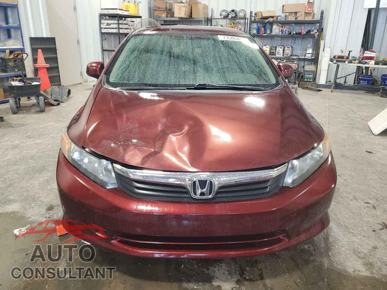 HONDA CIVIC 2012 - 19XFB2F5XCE347818