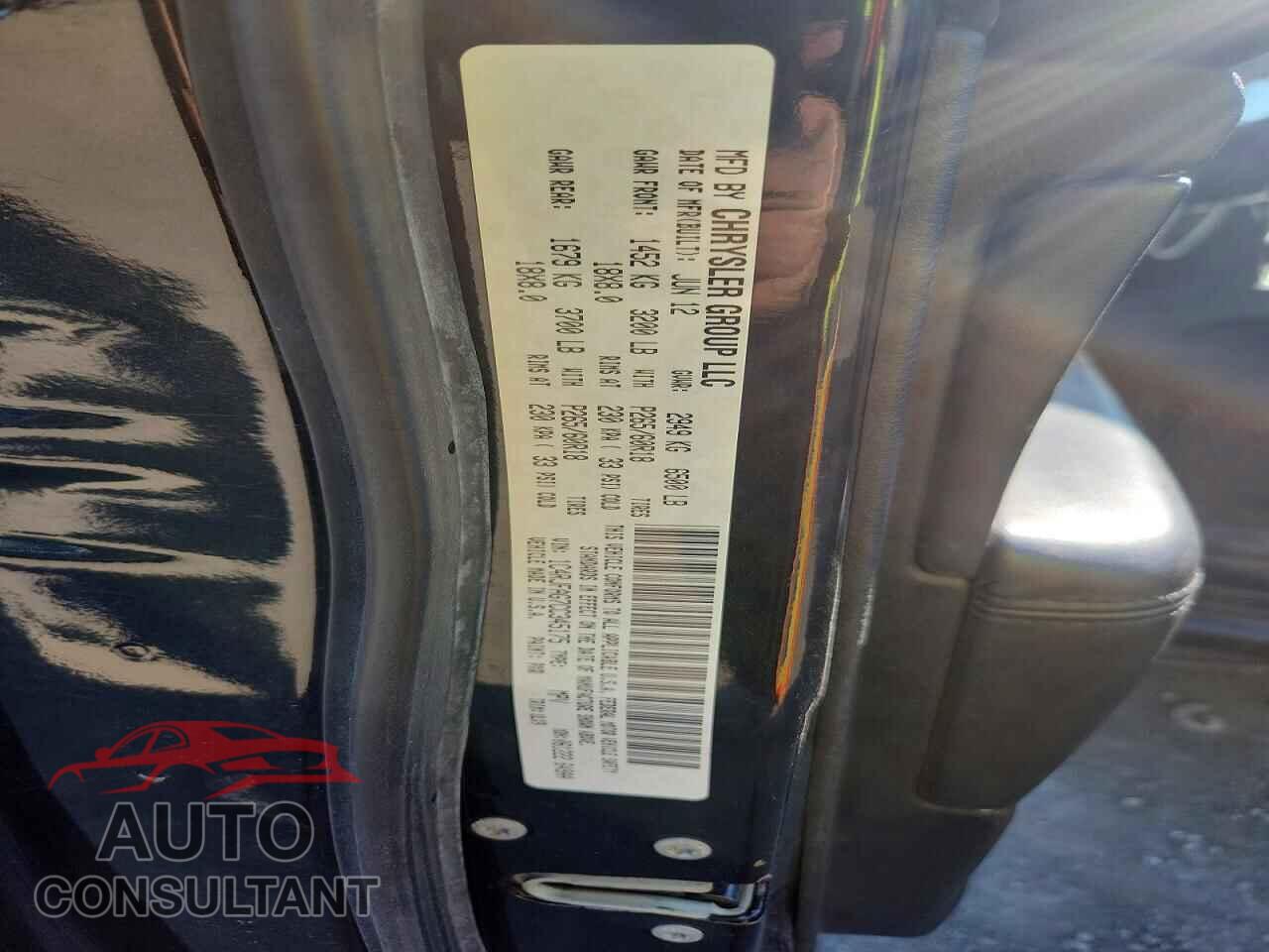 JEEP CHEROKEE 2012 - 1C4RJFAG7CC345175