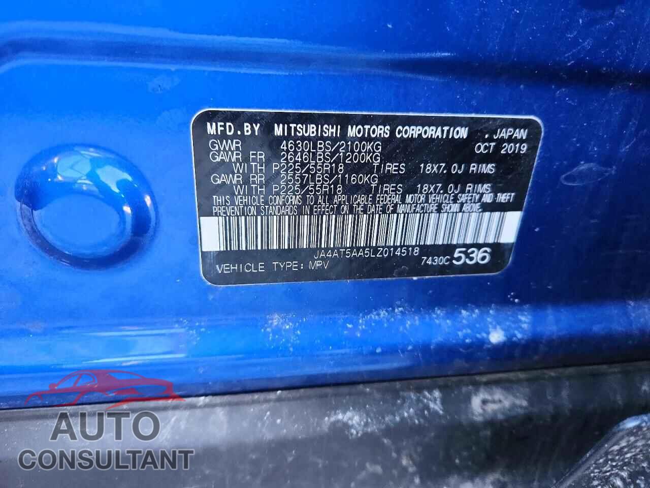 MITSUBISHI ECLIPSE 2020 - JA4AT5AA5LZ014518