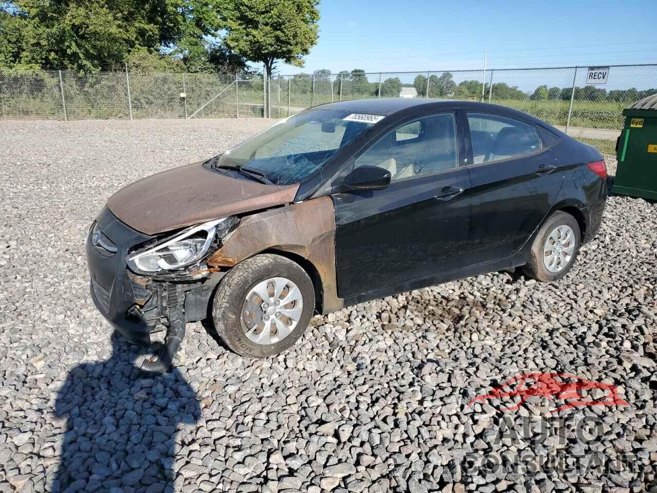 HYUNDAI ACCENT 2016 - KMHCT4AE0GU135760
