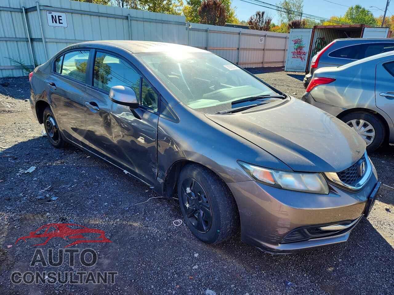 HONDA CIVIC 2013 - 2HGFB2F5XDH590438