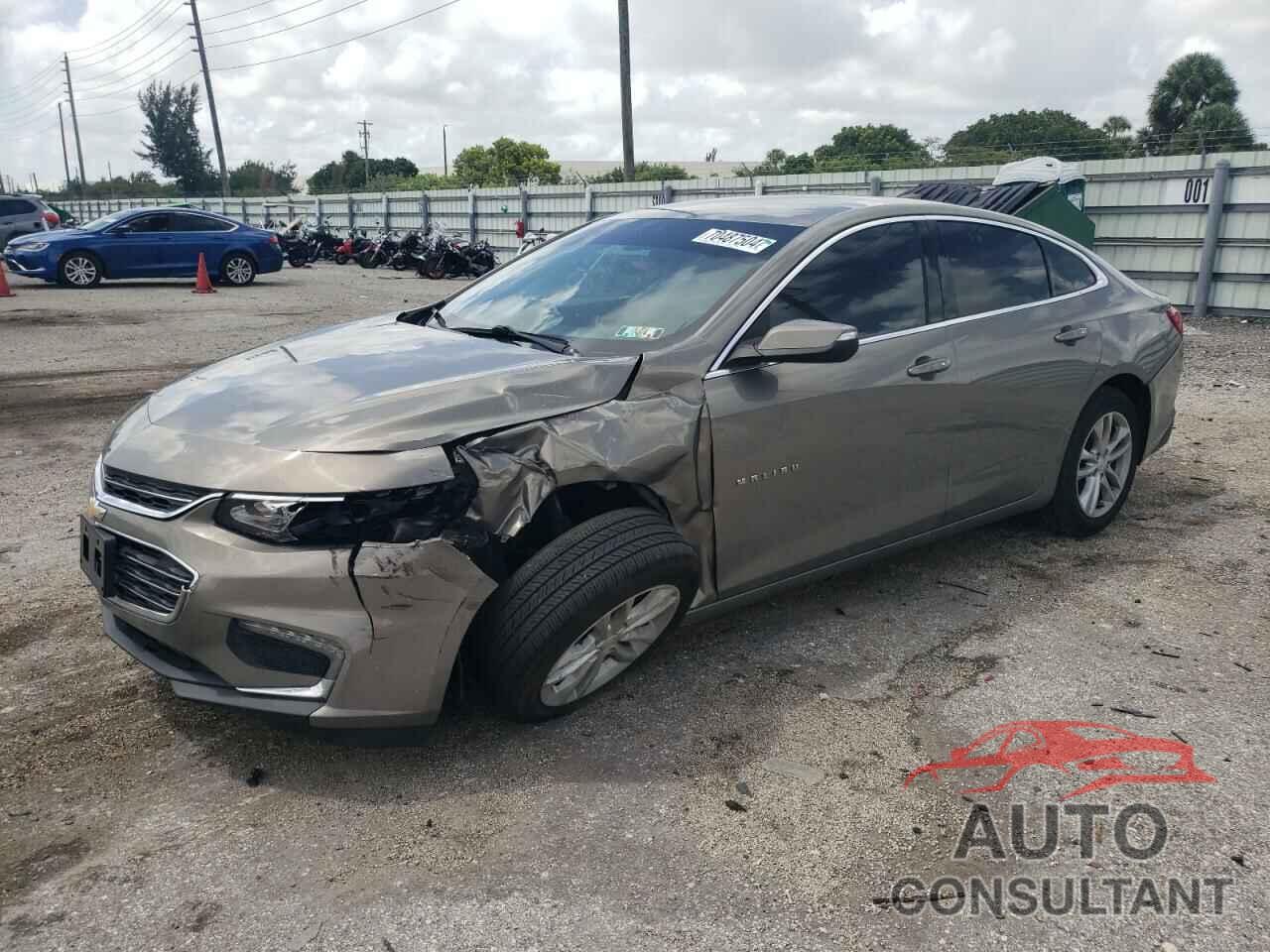 CHEVROLET MALIBU 2017 - 1G1ZE5ST4HF177049