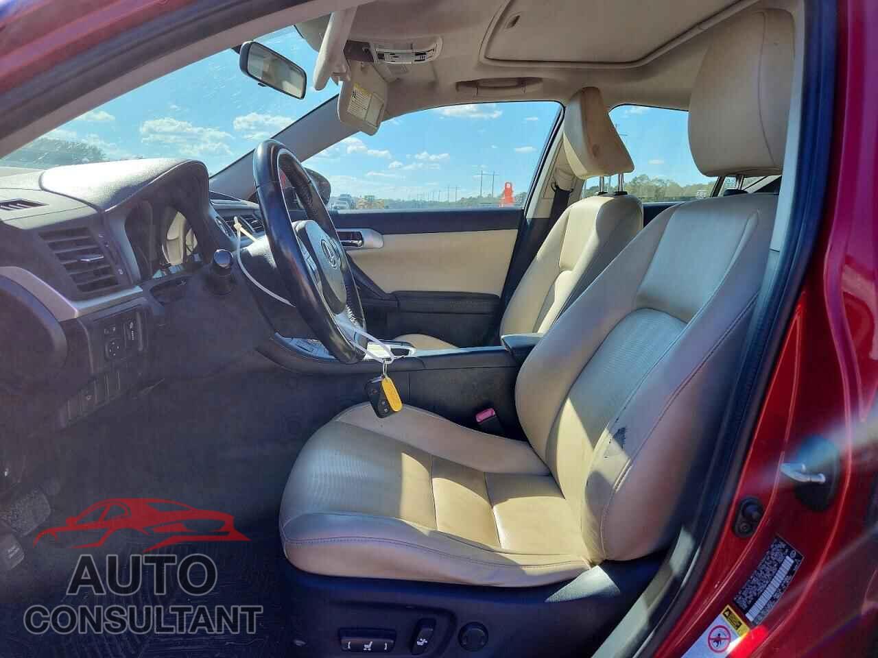 LEXUS CT 200 2012 - JTHKD5BH8C2112839
