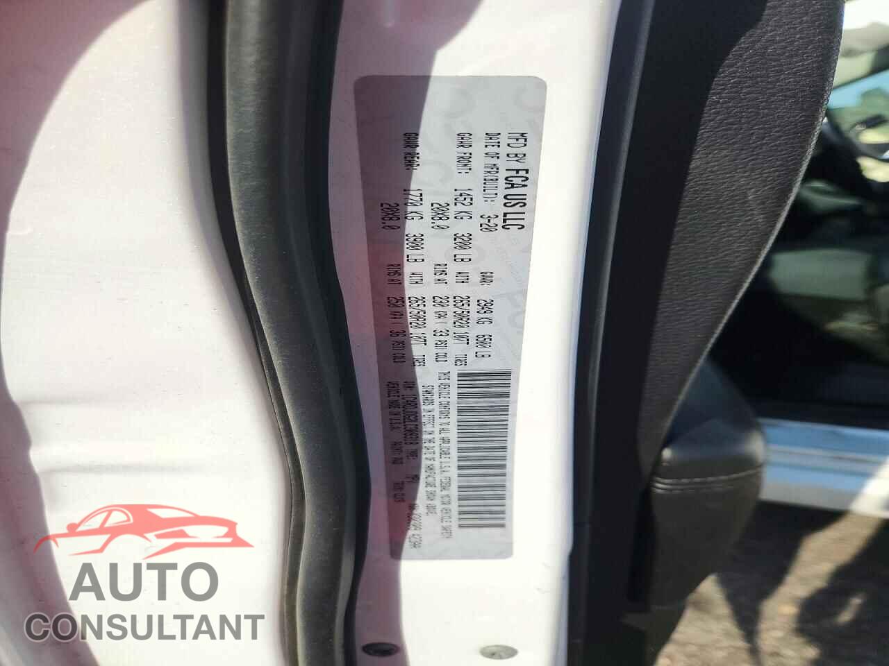 DODGE DURANGO 2020 - 1C4RDJDG2LC309318