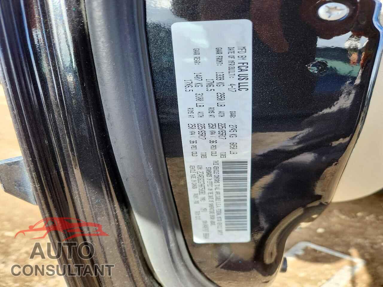 DODGE CARAVAN 2017 - 2C4RDGCG7HR750381