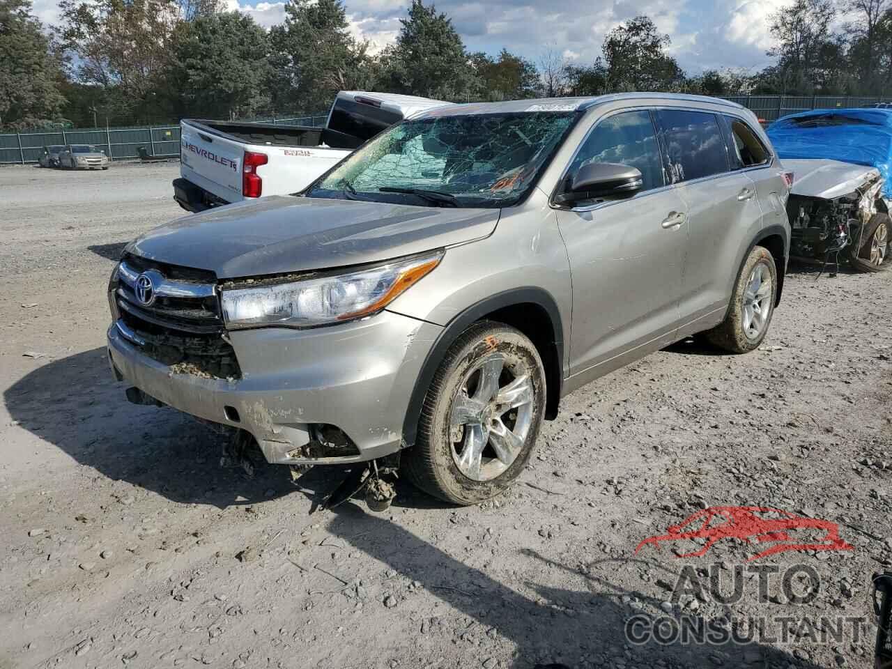TOYOTA HIGHLANDER 2015 - 5TDDKRFH4FS097271