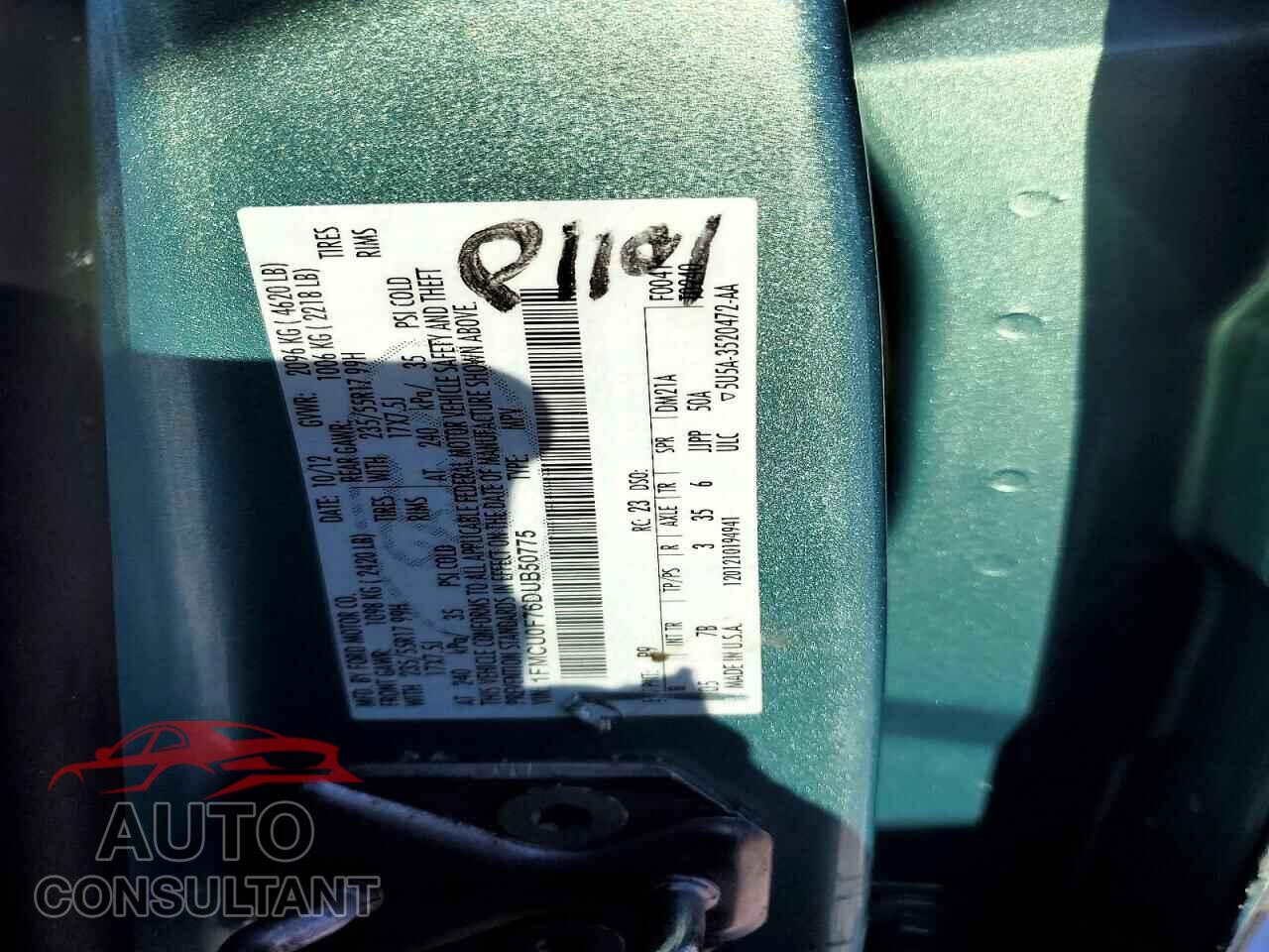 FORD ESCAPE 2013 - 1FMCU0F76DUB50775