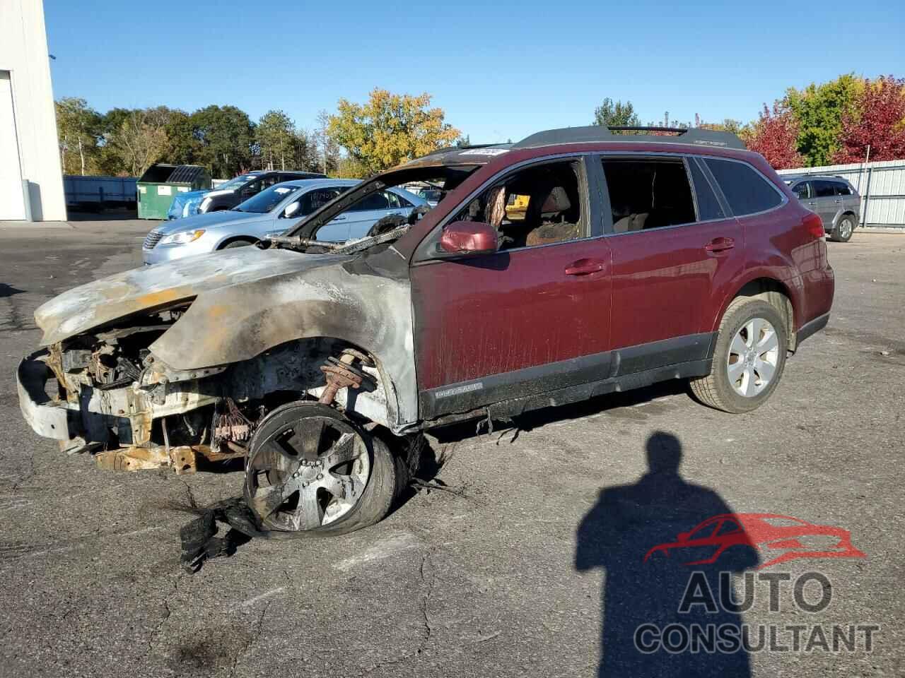 SUBARU OUTBACK 2012 - 4S4BRBHC9C3243961