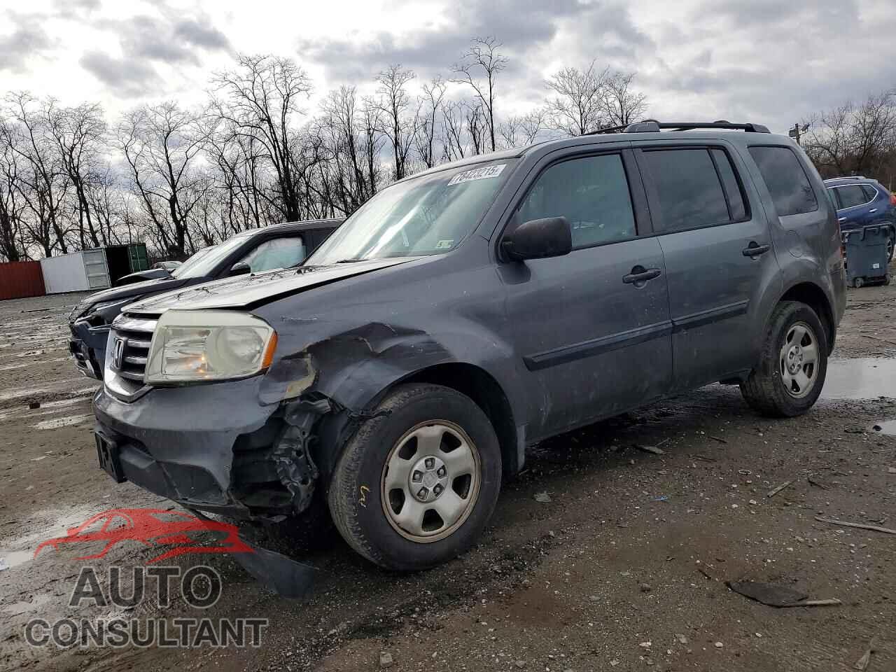 HONDA PILOT 2012 - 5FNYF4H27CB012909