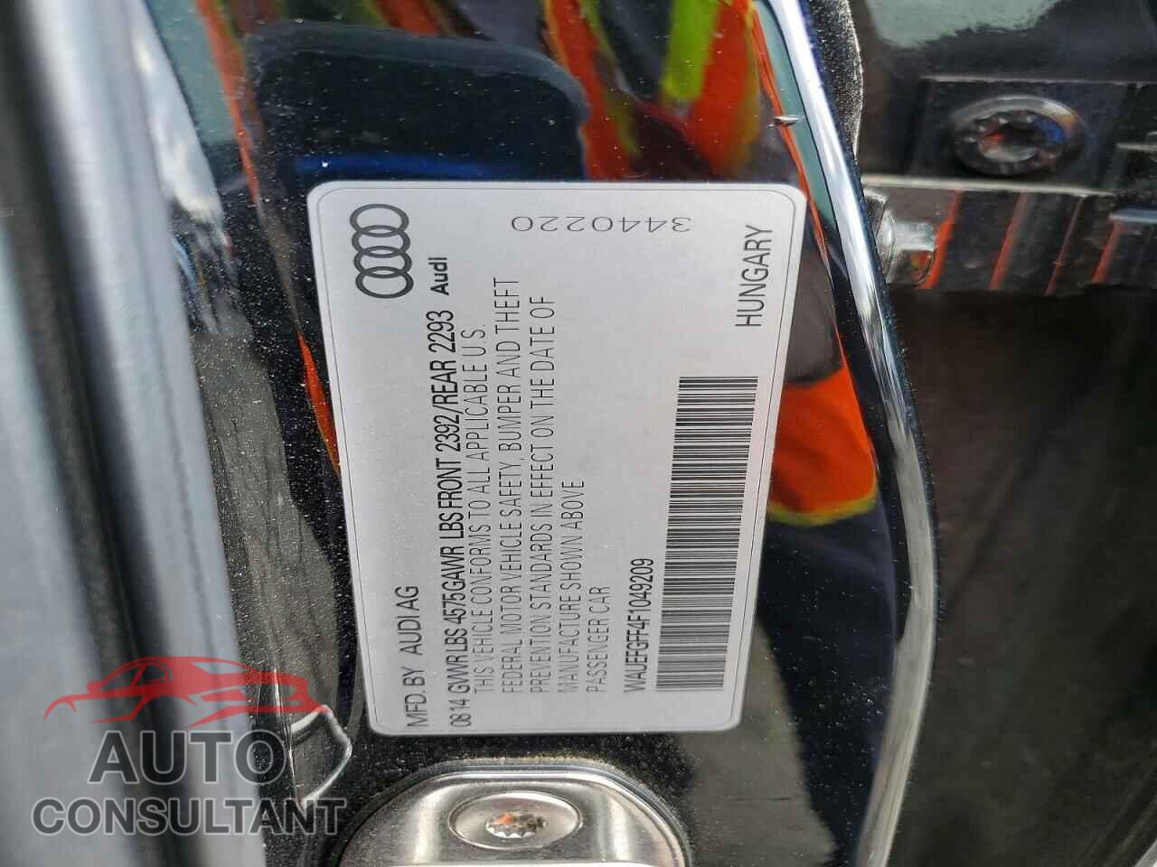 AUDI A3 2015 - WAUEFGFF4F1049209
