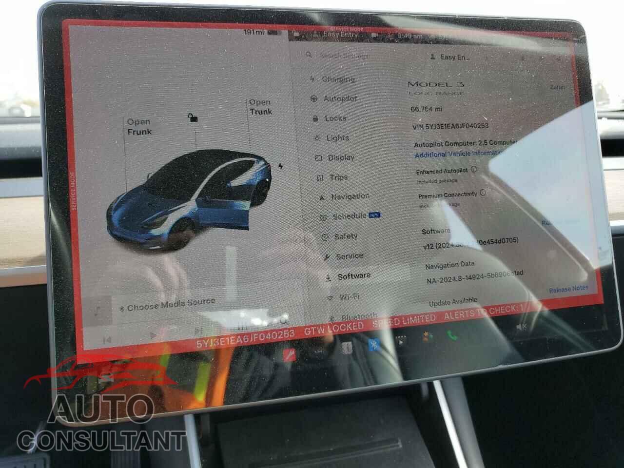 TESLA MODEL 3 2018 - 5YJ3E1EA6JF040253