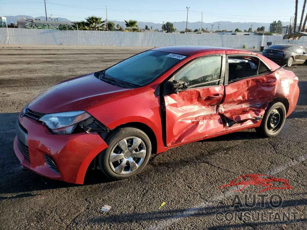 TOYOTA COROLLA 2016 - 2T1BURHE1GC649601