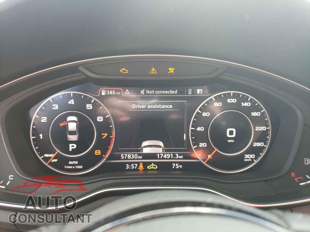 AUDI A4 2017 - WAUDNAF48HN052507
