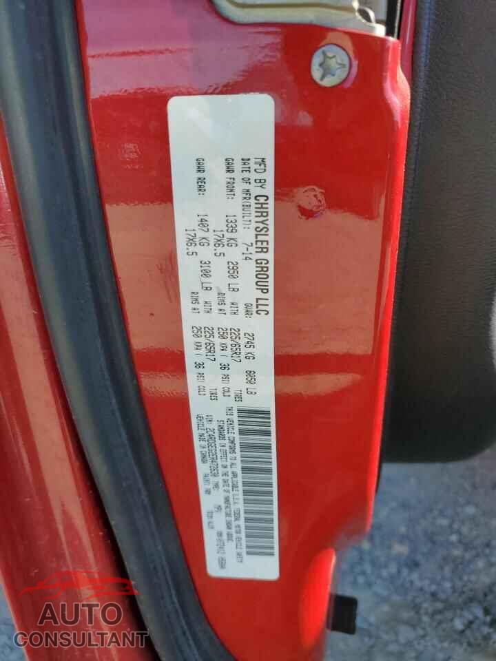 DODGE CARAVAN 2014 - 2C4RDGEG2ER472630
