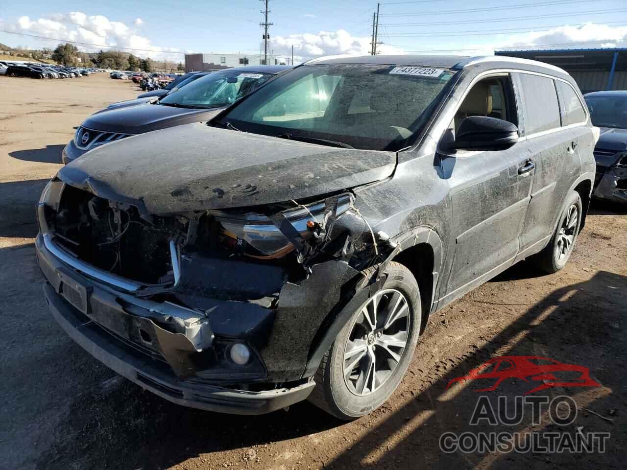 TOYOTA HIGHLANDER 2016 - 5TDJKRFH1GS287808