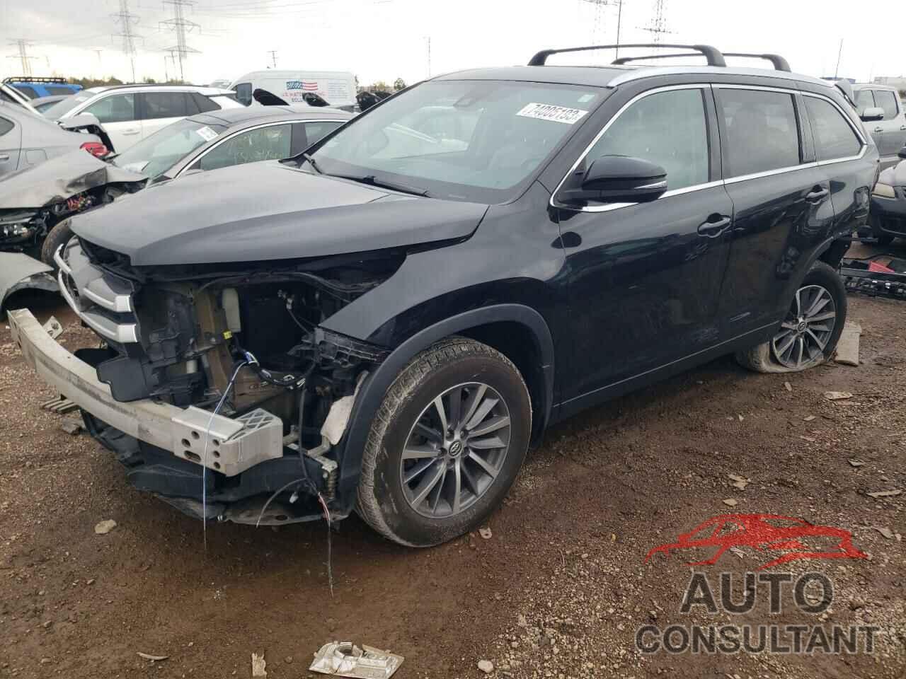 TOYOTA HIGHLANDER 2019 - 5TDJZRFH8KS612457