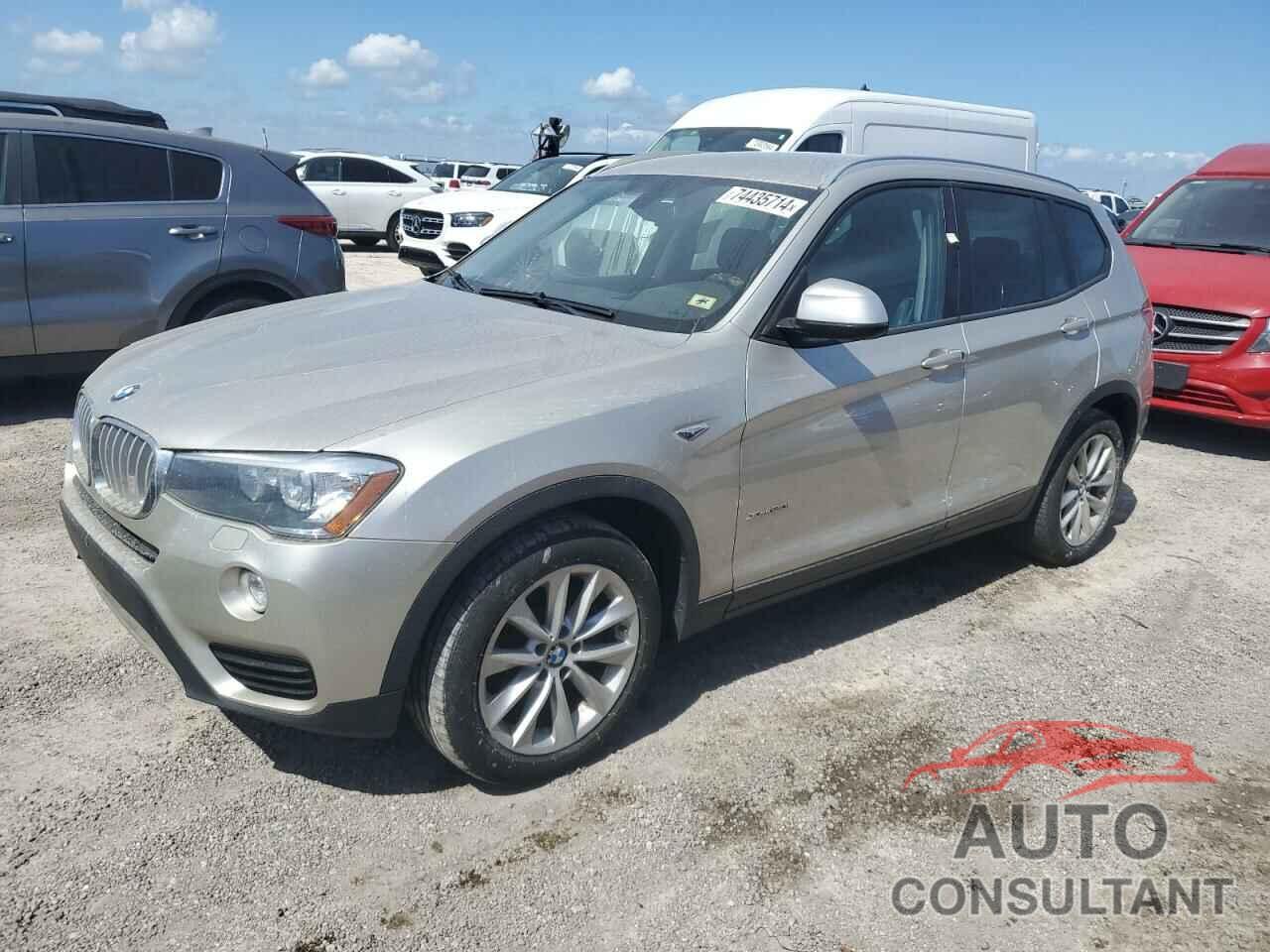 BMW X3 2016 - 5UXWX9C55G0D88162