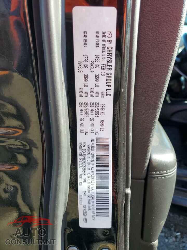 DODGE DURANGO 2013 - 1C4RDHAG5DC665549