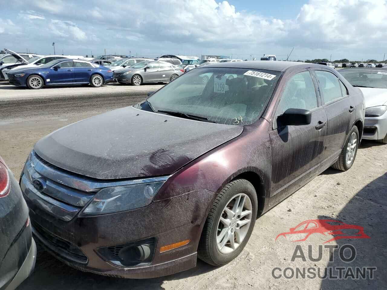 FORD FUSION 2012 - 3FAHP0GA1CR242612