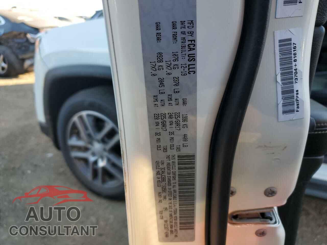 JEEP COMPASS 2020 - 3C4NJCBB6LT169501